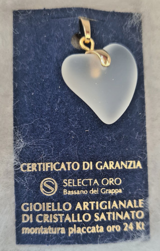Ciondolo cuore cristallo - ciondolo,