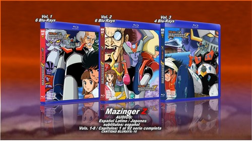 Mazinger blu ray espa - z, blu-ray